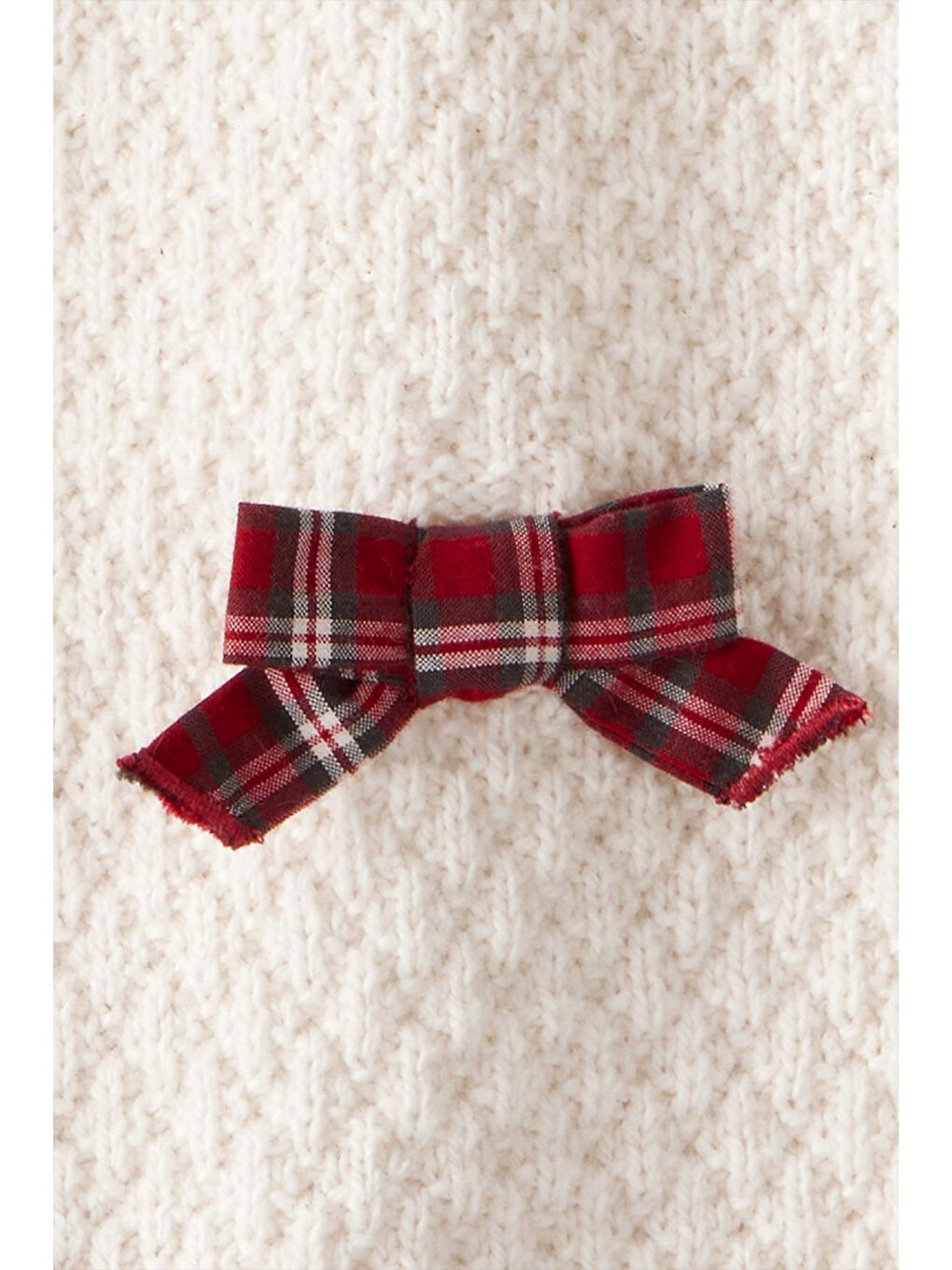 Kız Bebek Fiyonklu Ekru Tulum-1