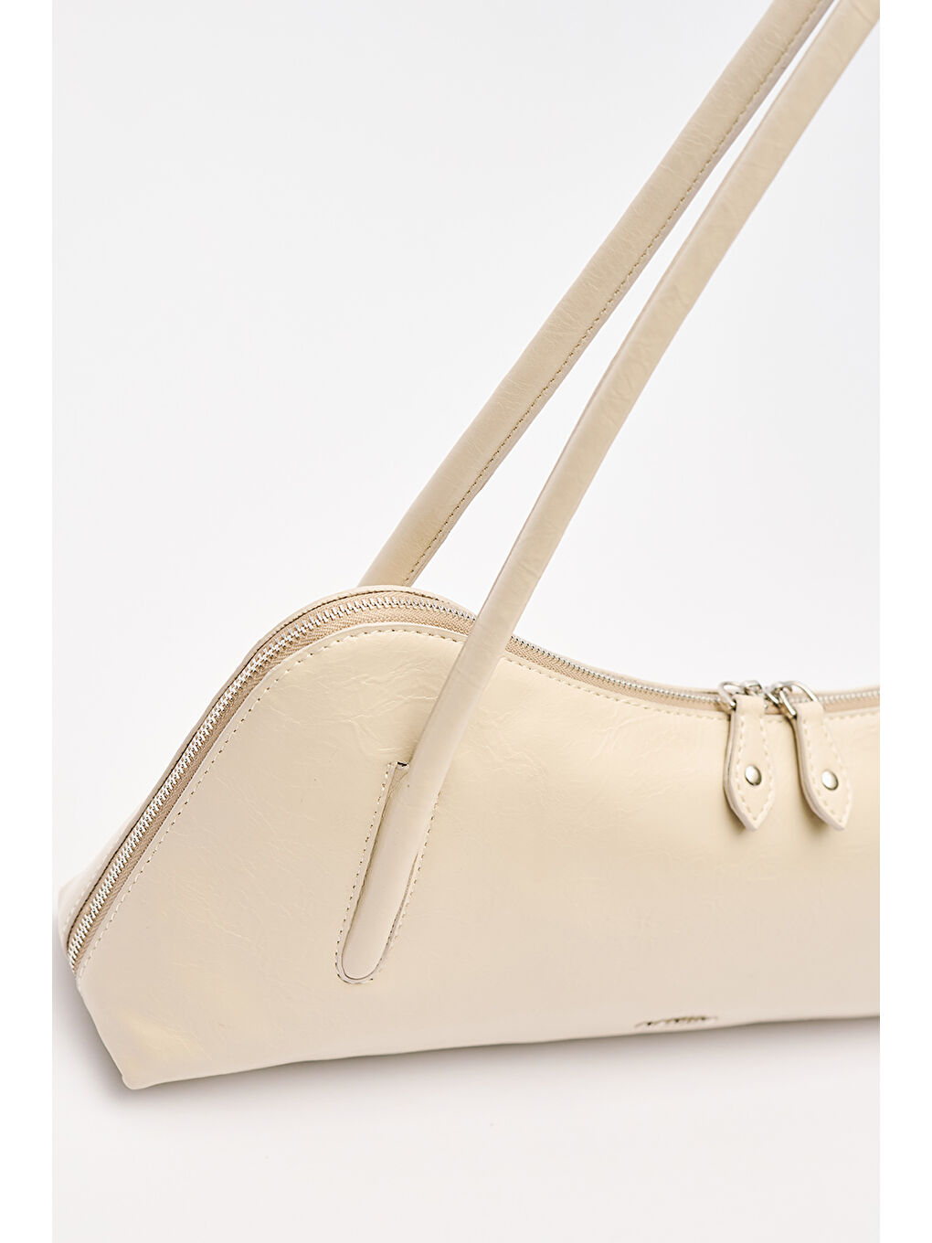 Bej Kera Baget Çanta Taş-6