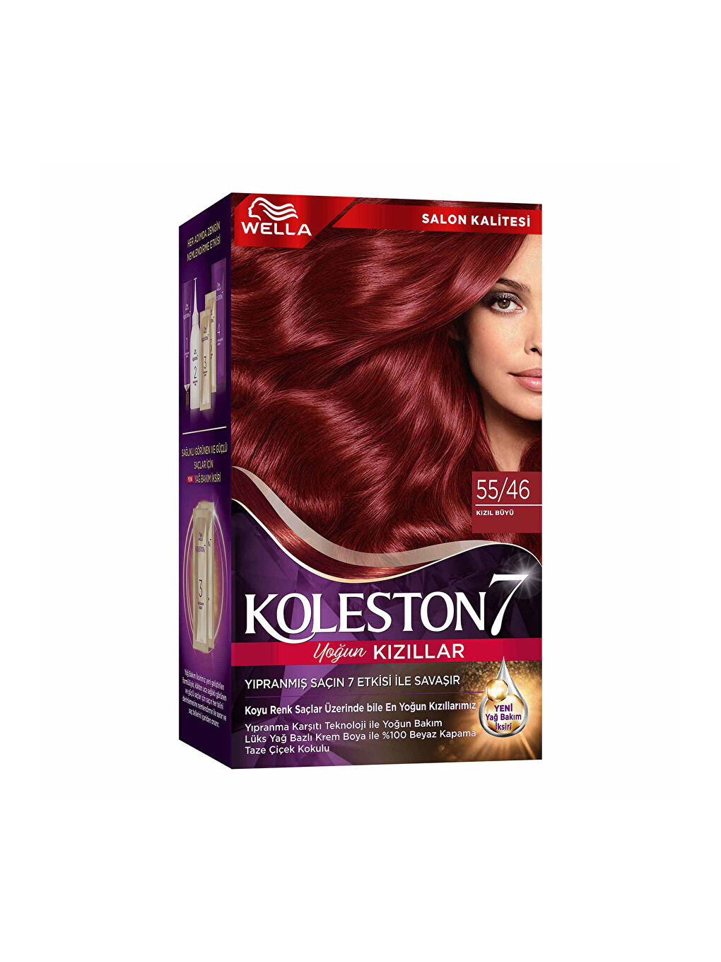 Wella Renksiz Koleston Supreme Saç Boyası 55/46 Kızıl Büyü - 2