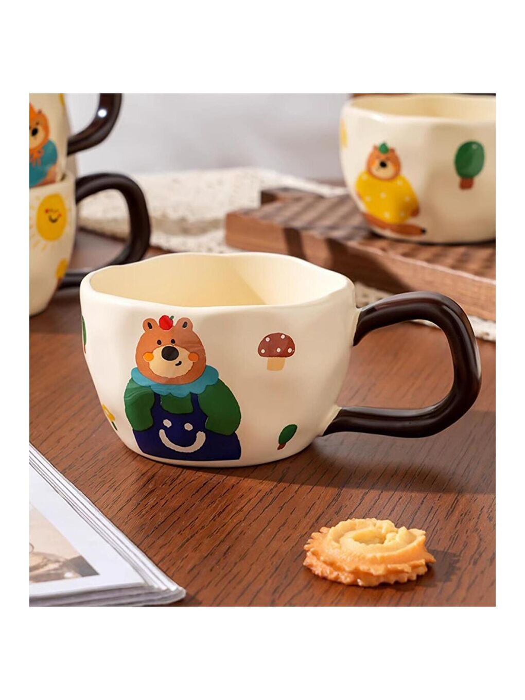 Karışık Sonbahar Şarkısı Temalı Seramik Kupa-2