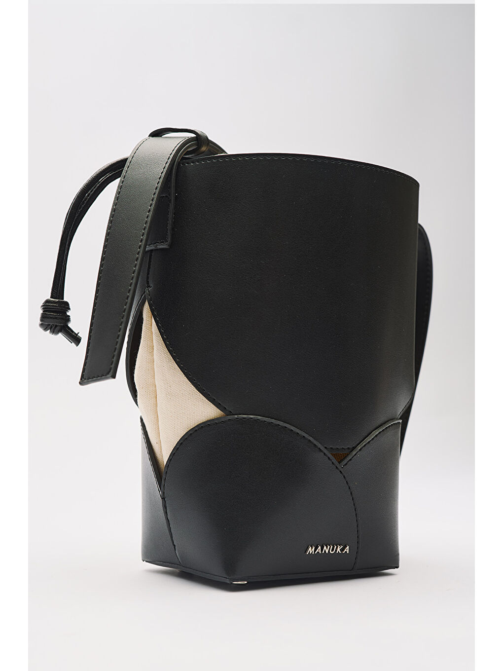 Lıona Kanvas Keseli Çanta Siyah-5