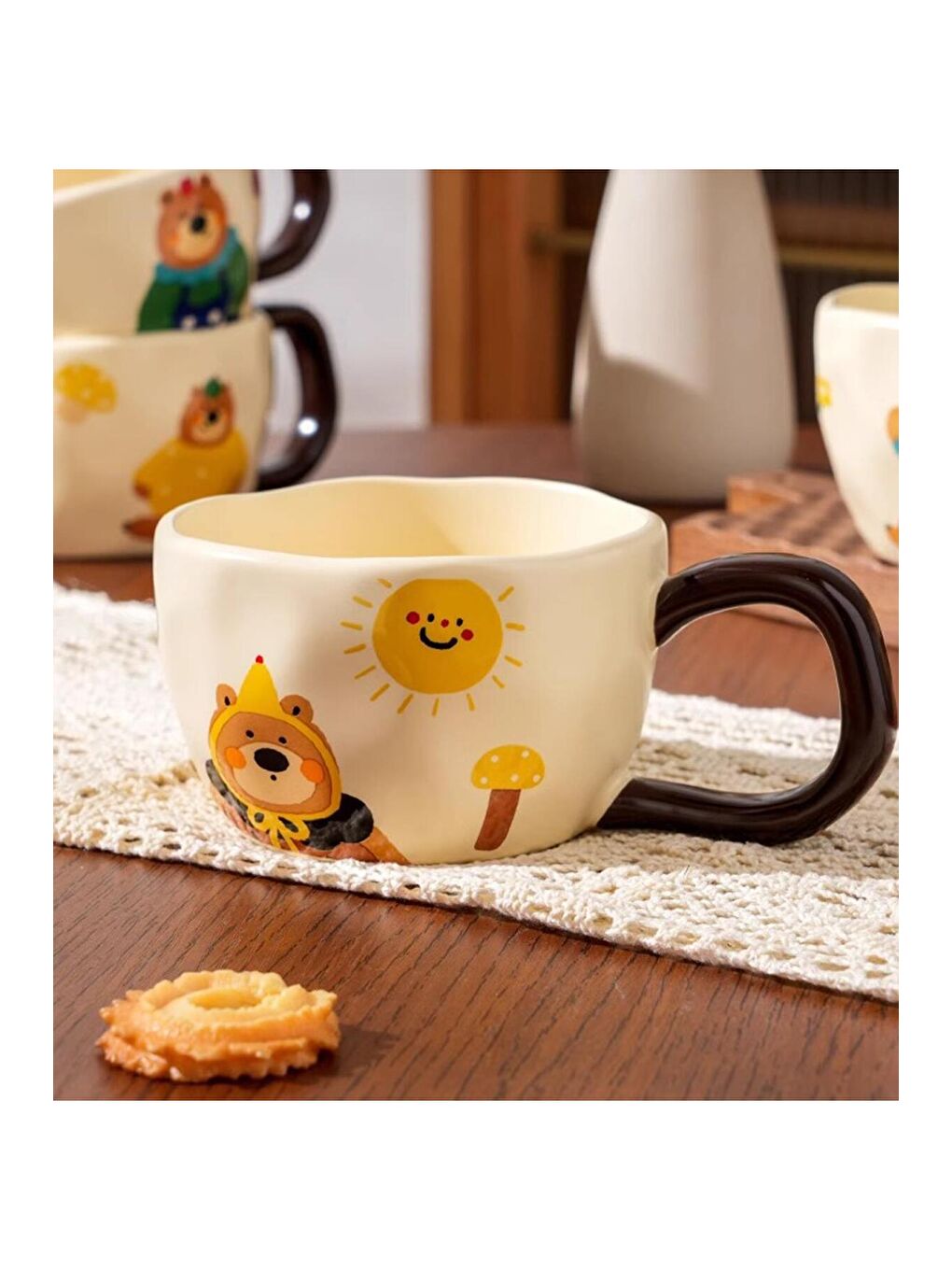 Karışık Sonbahar Şarkısı Temalı Seramik Kupa-3