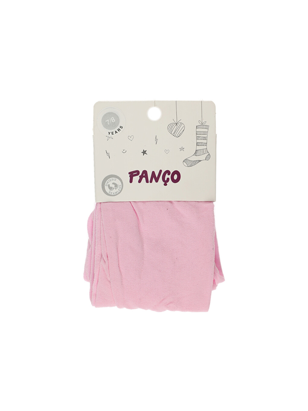 Pembe Kız Çocuk Micro Külotlu Çorap-1