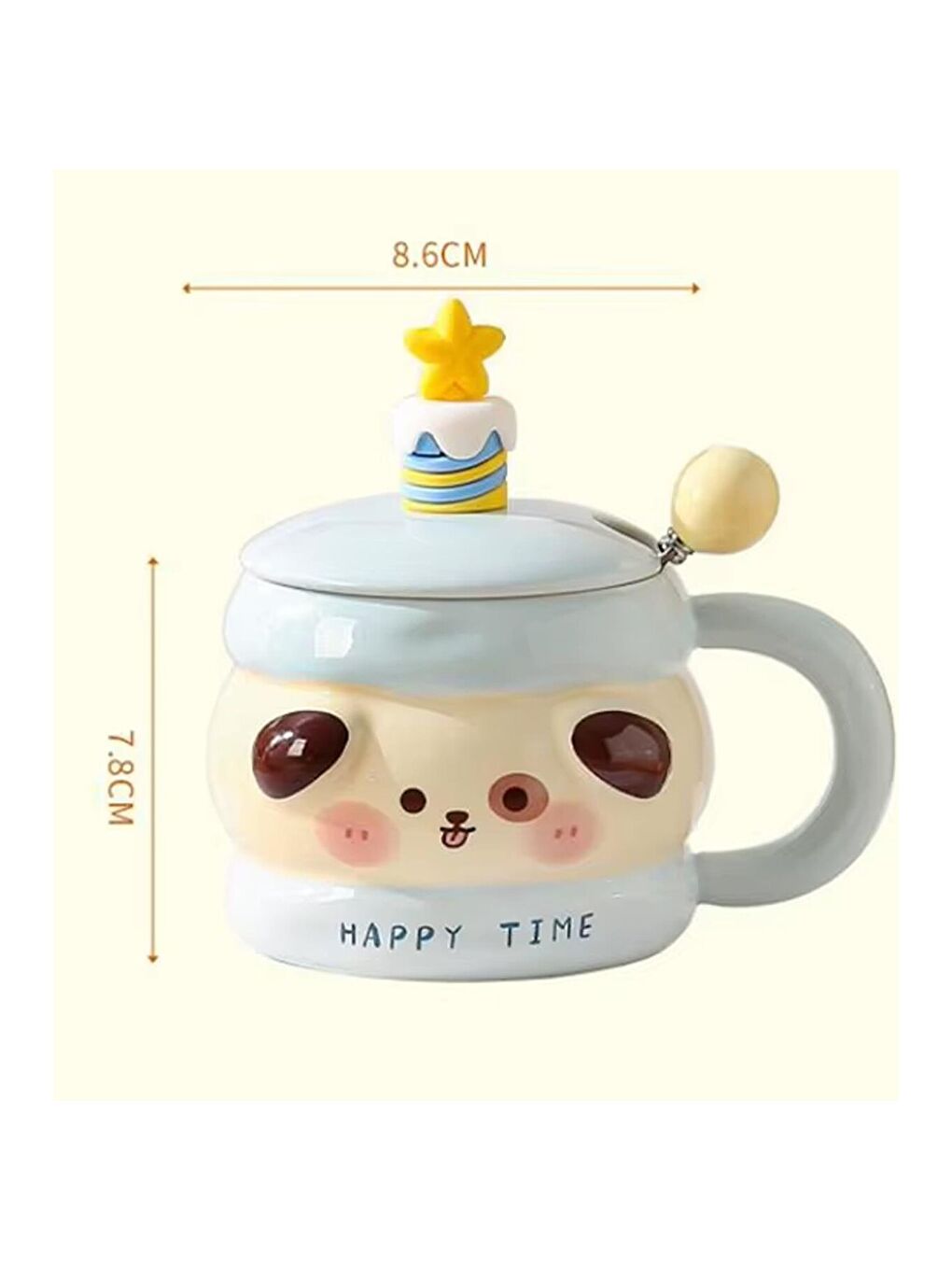 Karışık Yıldız Dostlar Temalı Seramik Kupa-1