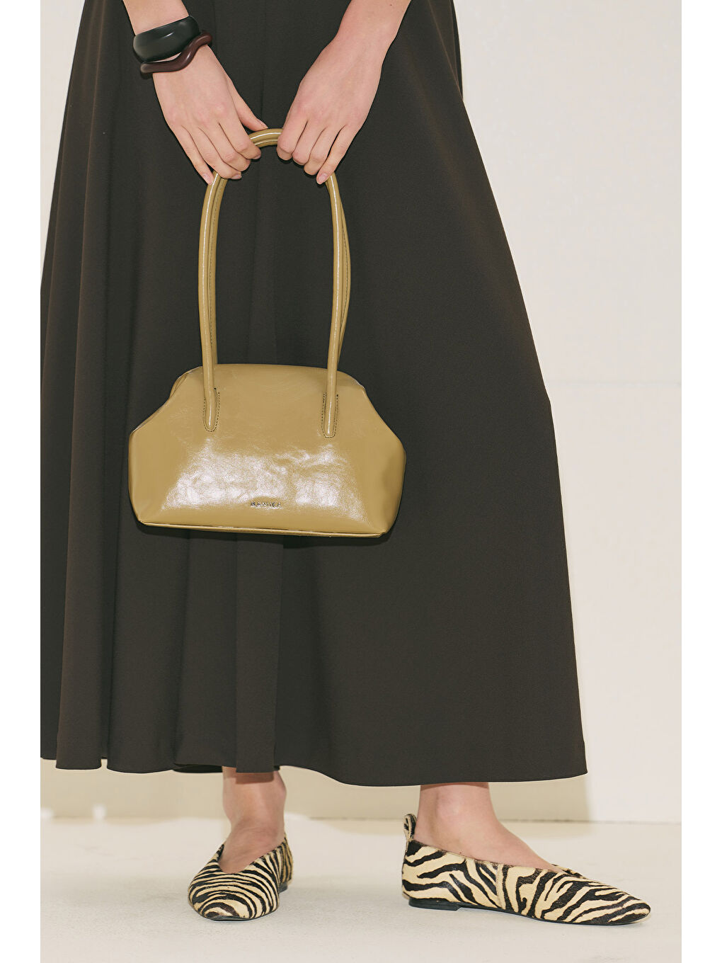 Agnes Orta Boy Çanta Yeşil