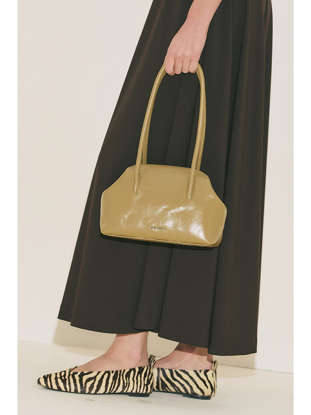 Agnes Orta Boy Çanta Yeşil-1