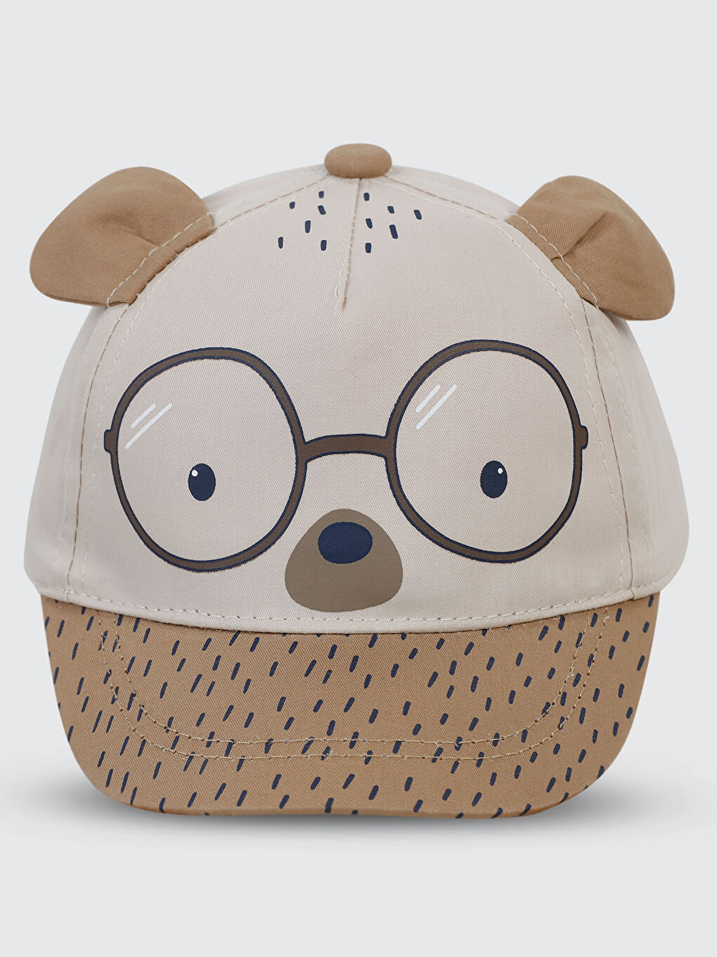 Erkek Bebek Kep Şapka 0-18 Ay Açık Bej