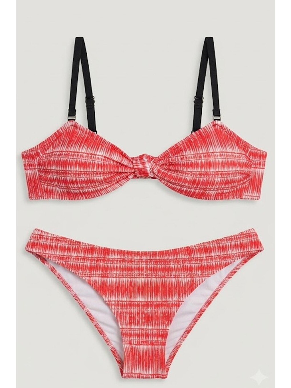 Straplez Bikini Takım 3249 Kırmızı