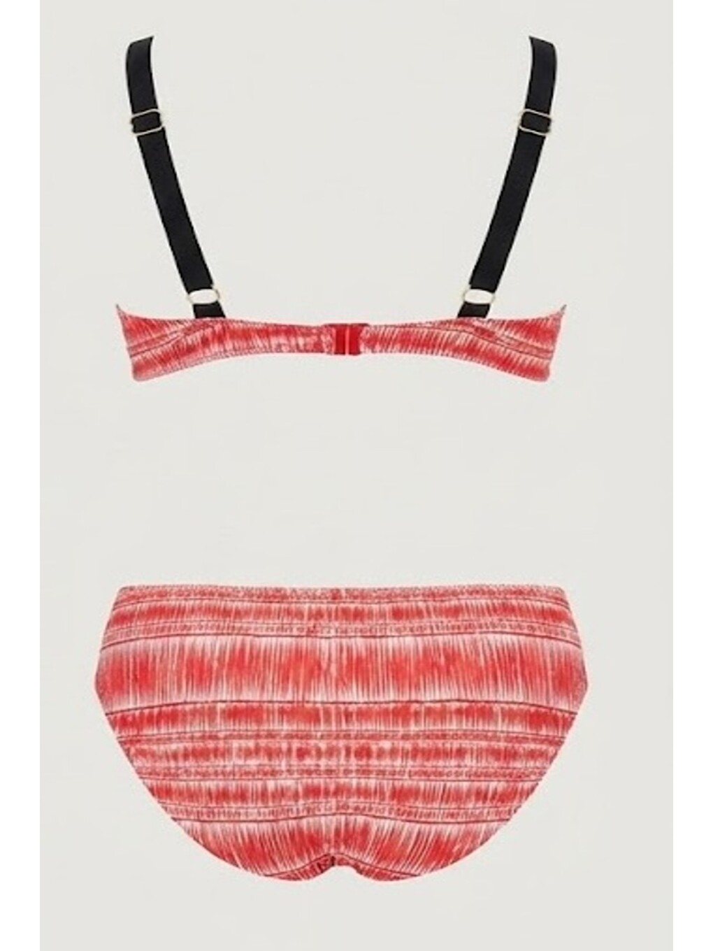 Straplez Bikini Takım 3249 Kırmızı-1