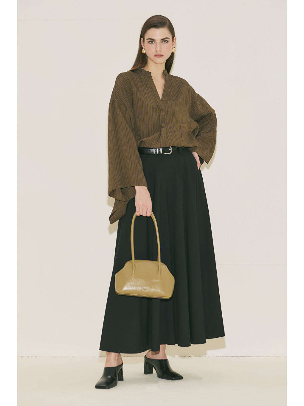 Agnes Orta Boy Çanta Yeşil-7