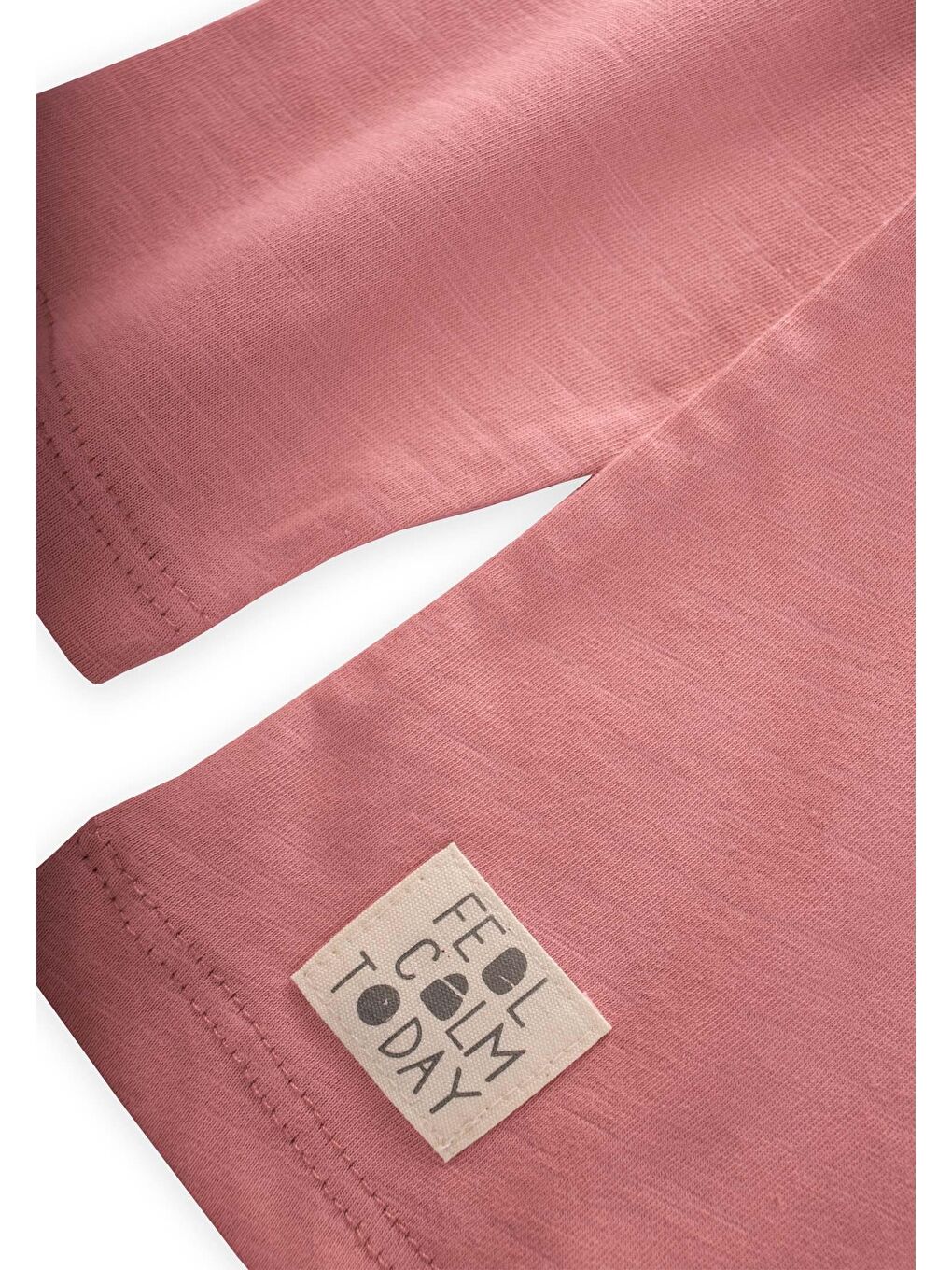 Etiket Detaylı Mevsimlik T-Shırt 2-10 Yaş K Pembe-2