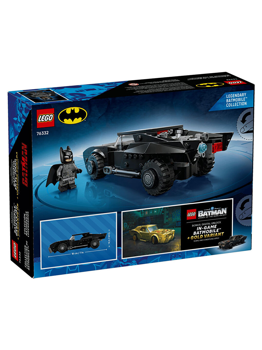 DC Batman : Batman Batmobile 76332-4