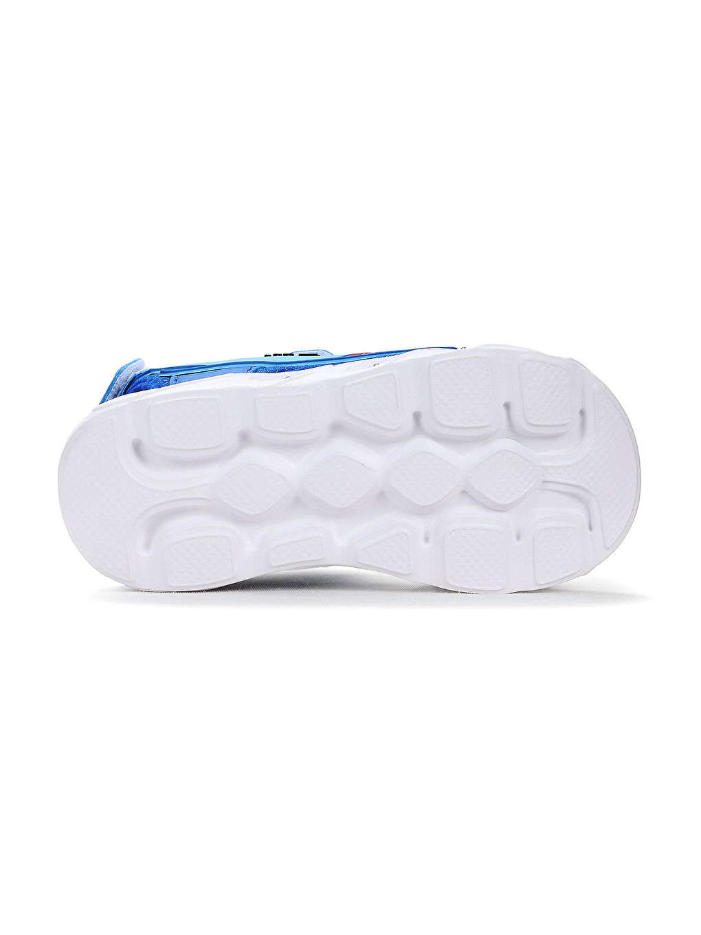 Mavi Soren Günlük Işıklı Cırtlı Erkek Çocuk Sandalet Ayakkabı-4