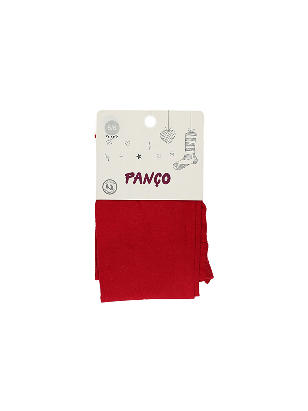 Kırmızı Kız Çocuk Micro Külotlu Çorap-4