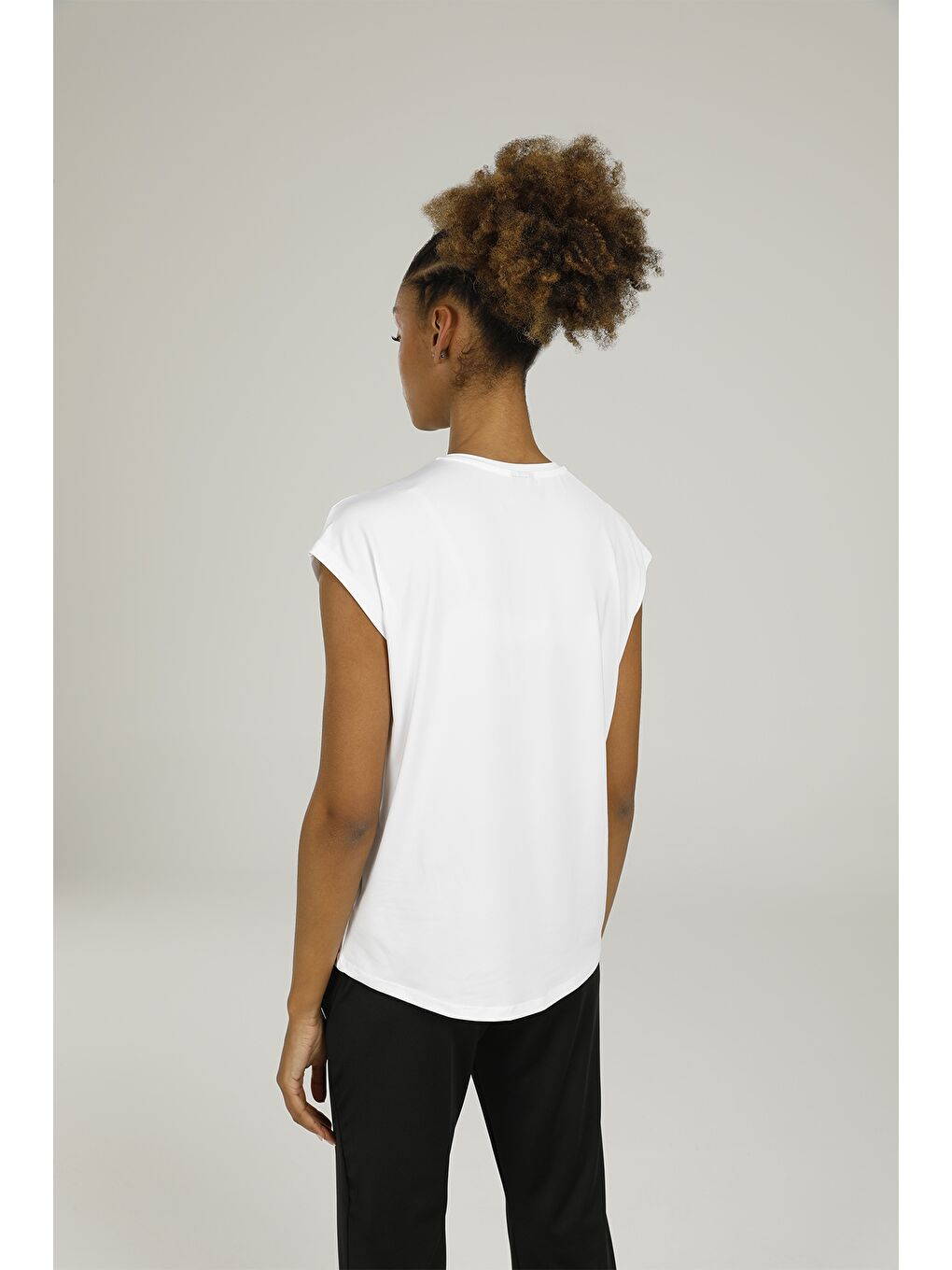 SN773 MIA SLOGAN T-SHIRT Beyaz Kadın Kısa Kol T-Shirt-2