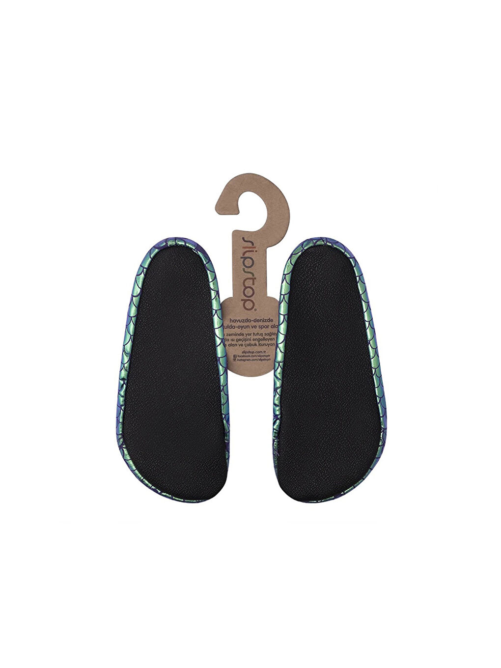 Yeşil Ivy Junior Kaydırmaz Havuz ve Deniz Ayakkabısı SS21110365-1