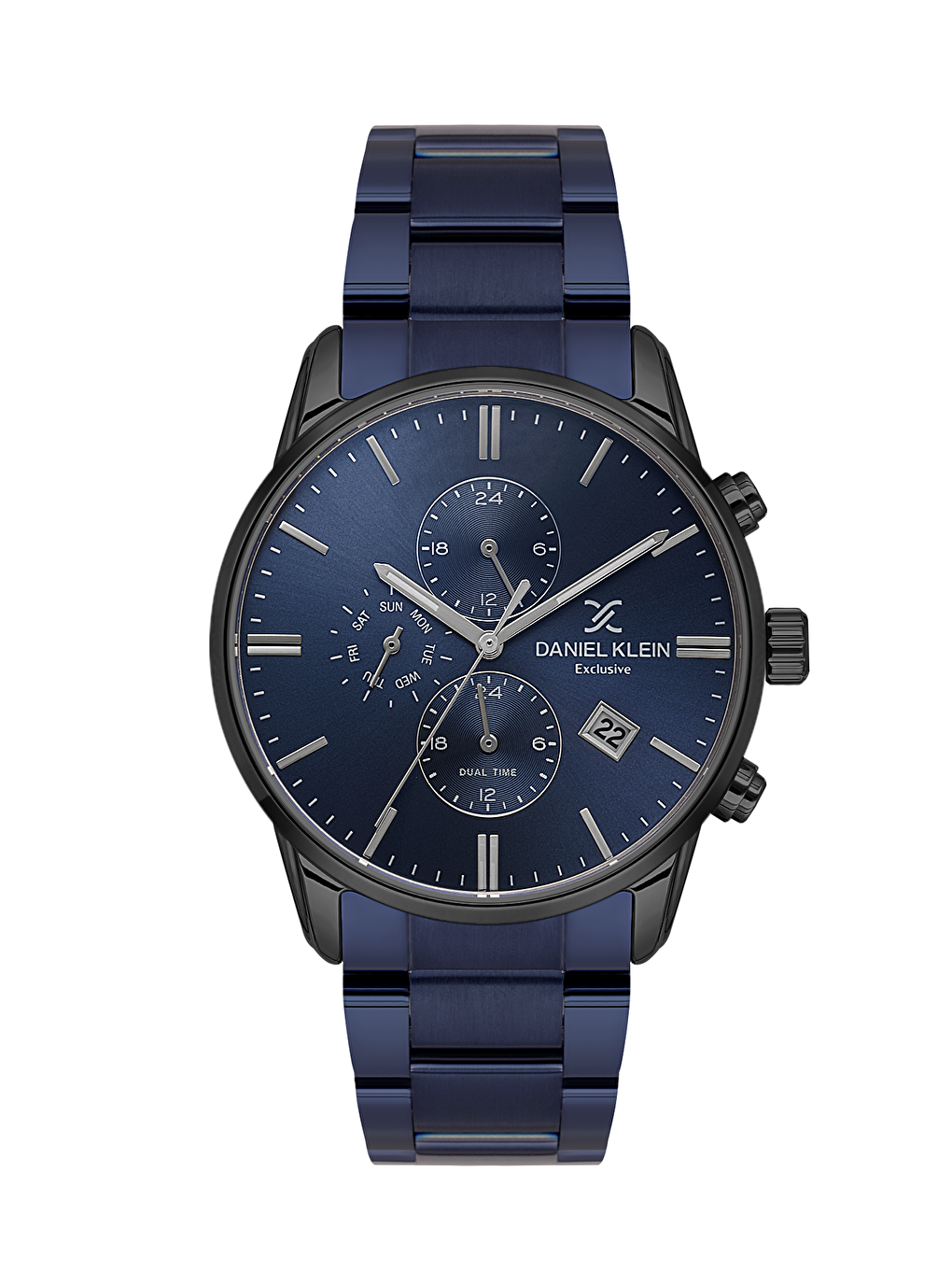 Lacivert DKE.1.10902-6 Exclusive Erkek Kol Saati