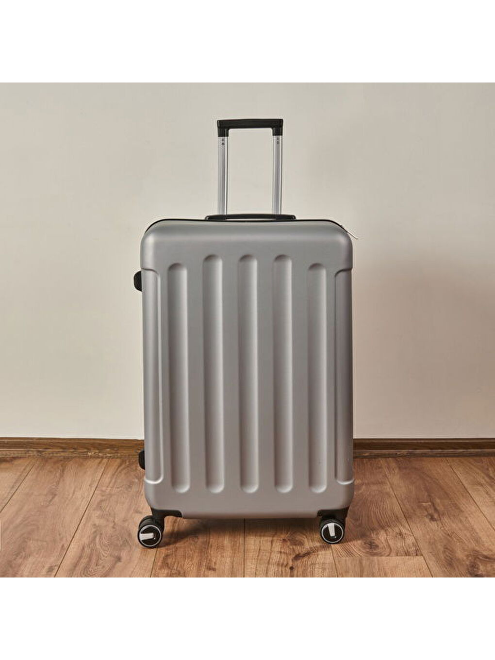 Gri Canal Air Büyük Boy ABS Valiz - Gümüş - 76x52x30 cm