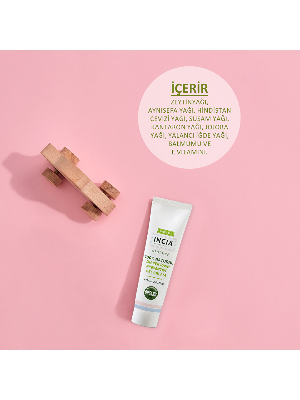 %100 Doğal Pişik Önleyici Jel Krem Organik Yalancı İğde Bakım Kremi Bitkisel 60 ml-2