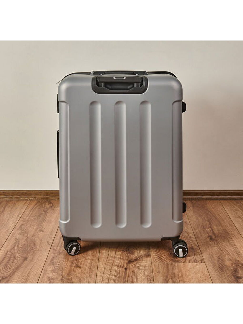 Gri Canal Air Büyük Boy ABS Valiz - Gümüş - 76x52x30 cm-2