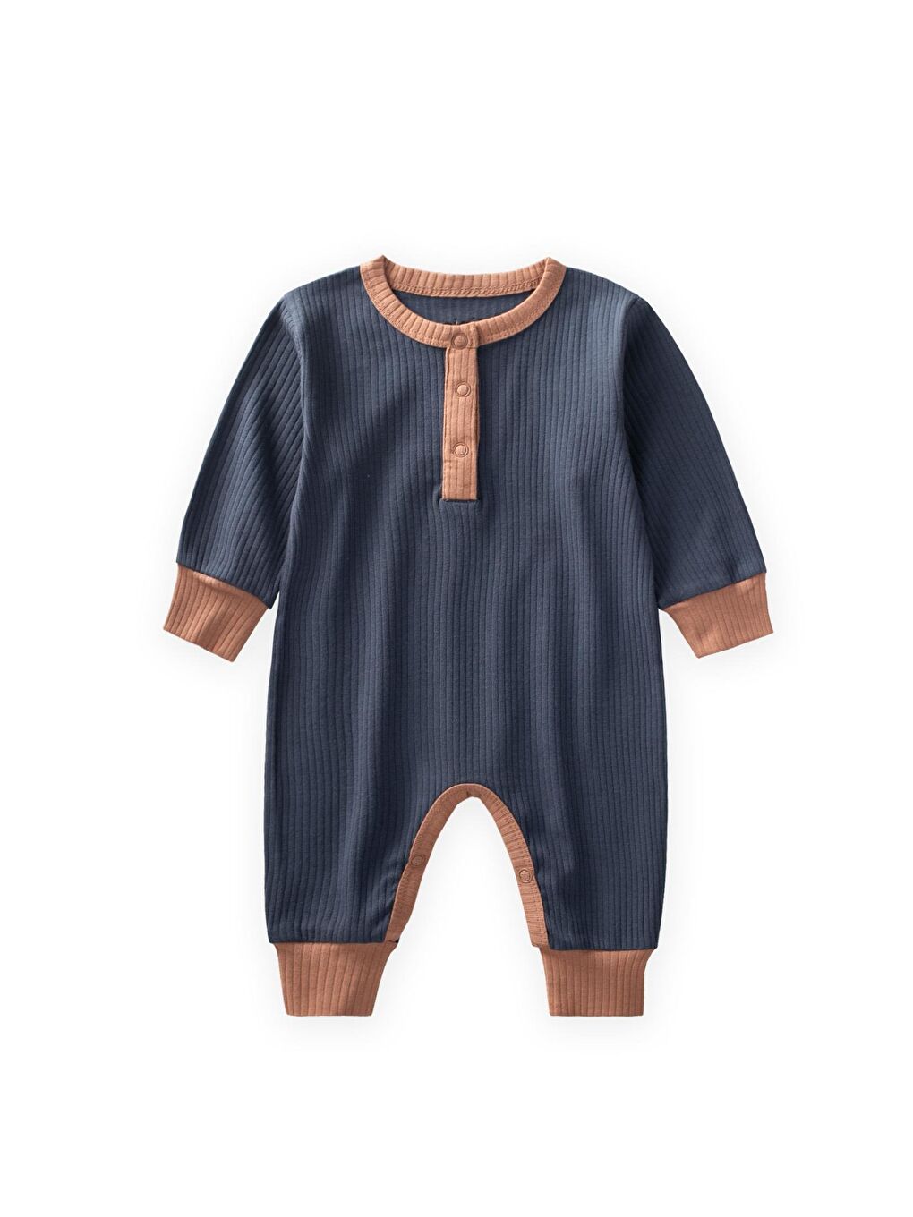 Biye Detaylı Tulum 0-2 Yaş Lacivert