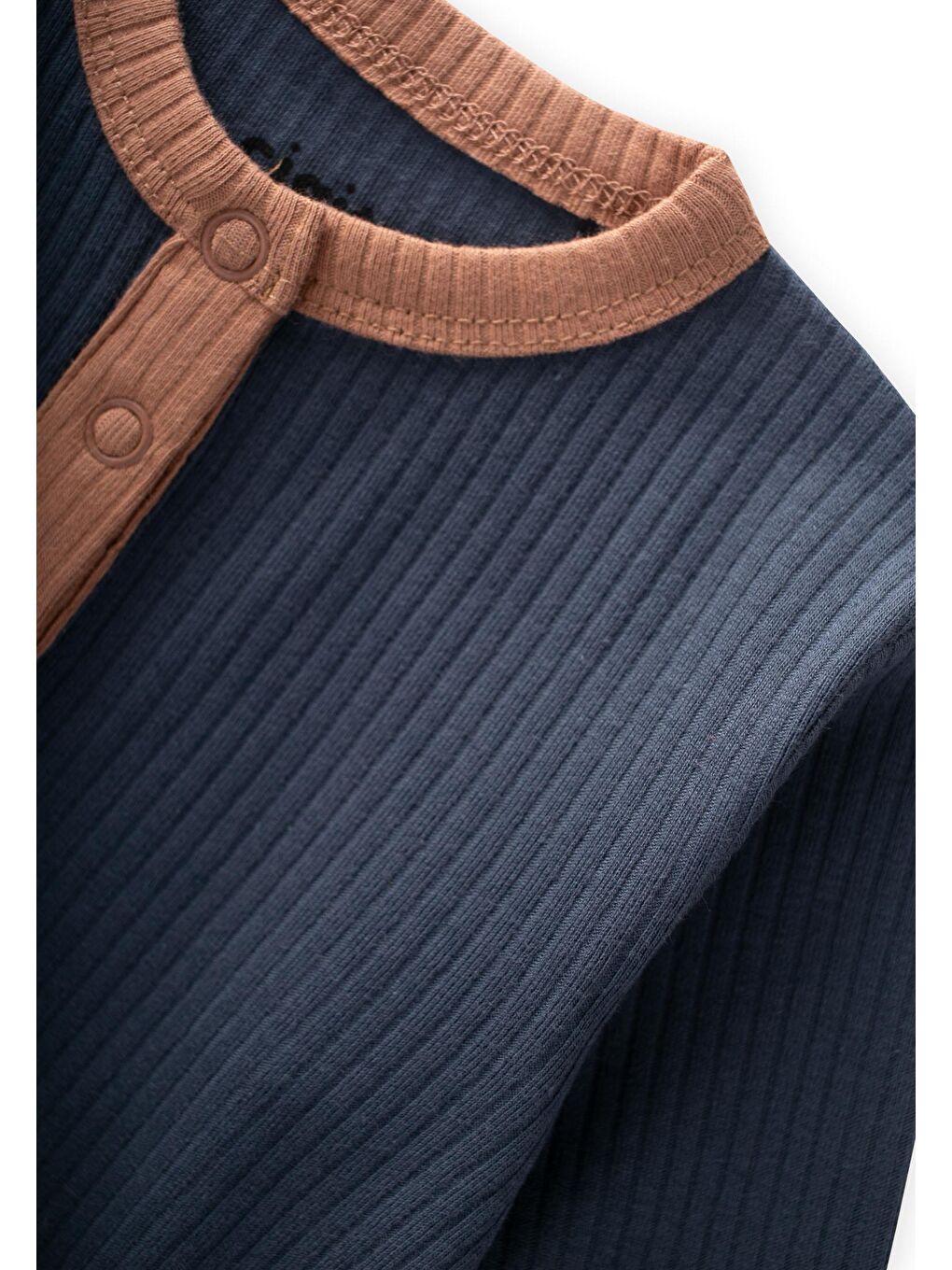 Biye Detaylı Tulum 0-2 Yaş Lacivert-2