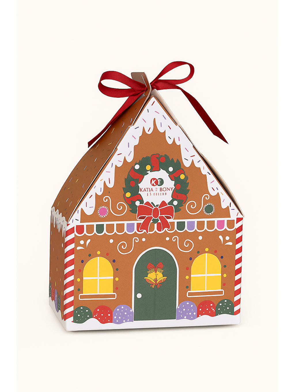 Karışık Kadın 2'Li Fiyonklu Kutulu Soket Çorap-1