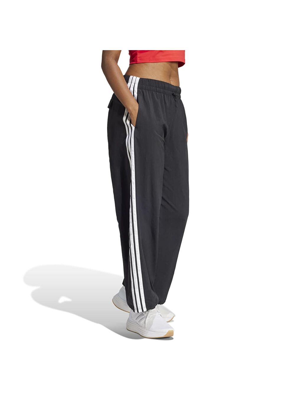 3-Stripes Woven Kadın Siyah Eşofman Altı-1