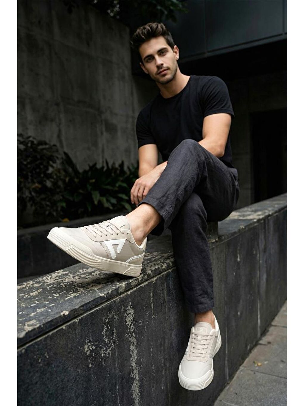 Bej DS Midas Sneaker Günlük Spor Ayakkkabı 2026 Erkek-2