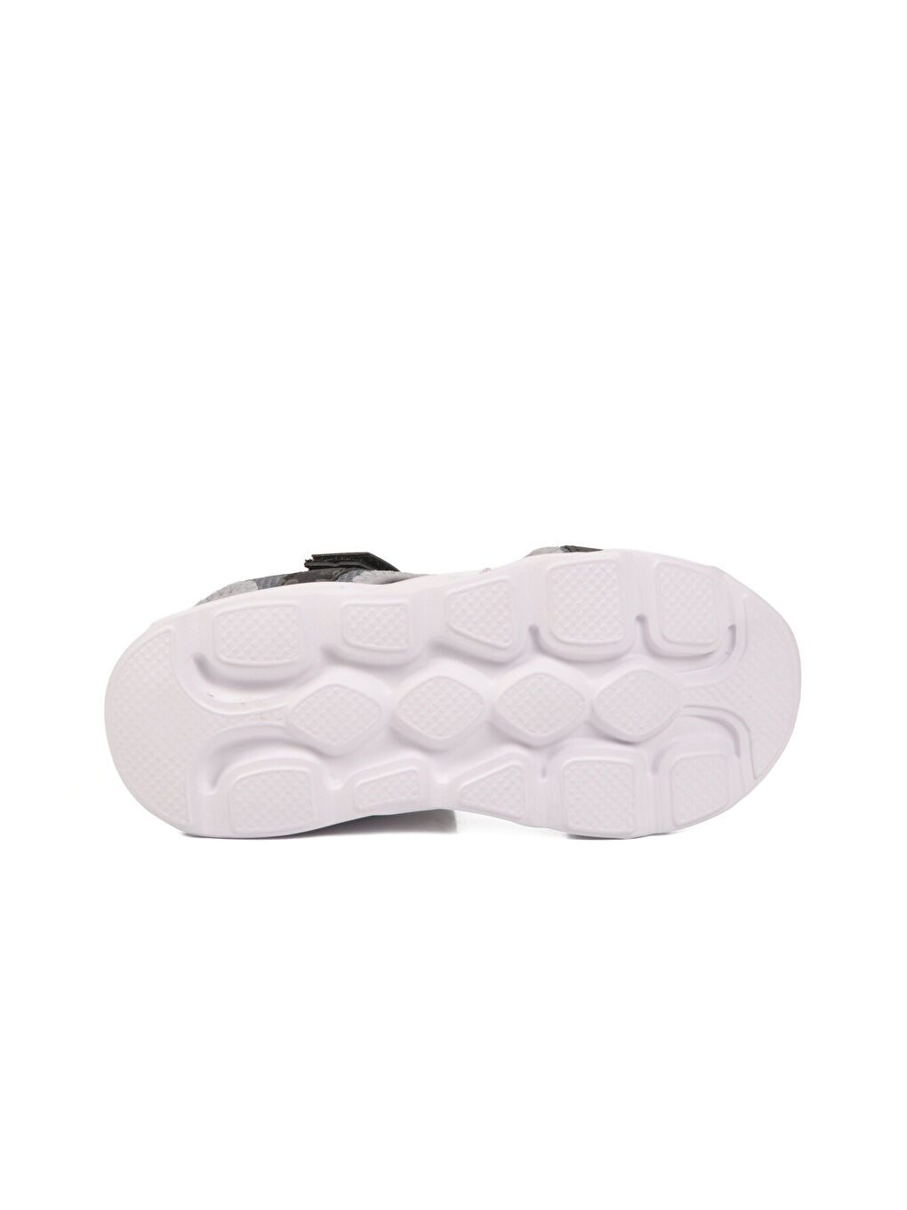 Siyah Cırtlı Işıklı Hafif Unisex Çocuk Sandalet Sage F-4