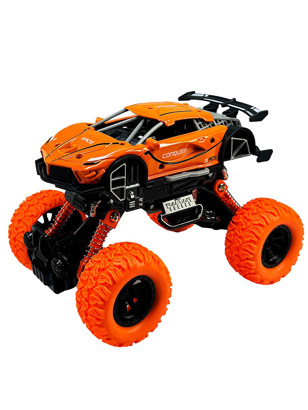 Dıe-Cast Off Road Arabası Çek Bırak Oyuncak Turuncu