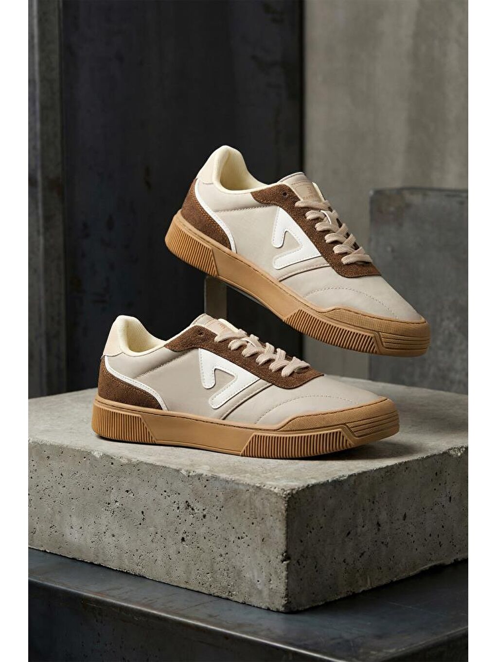 Bej DS Midas Sneaker Günlük Spor Ayakkkabı 2026 Erkek-2