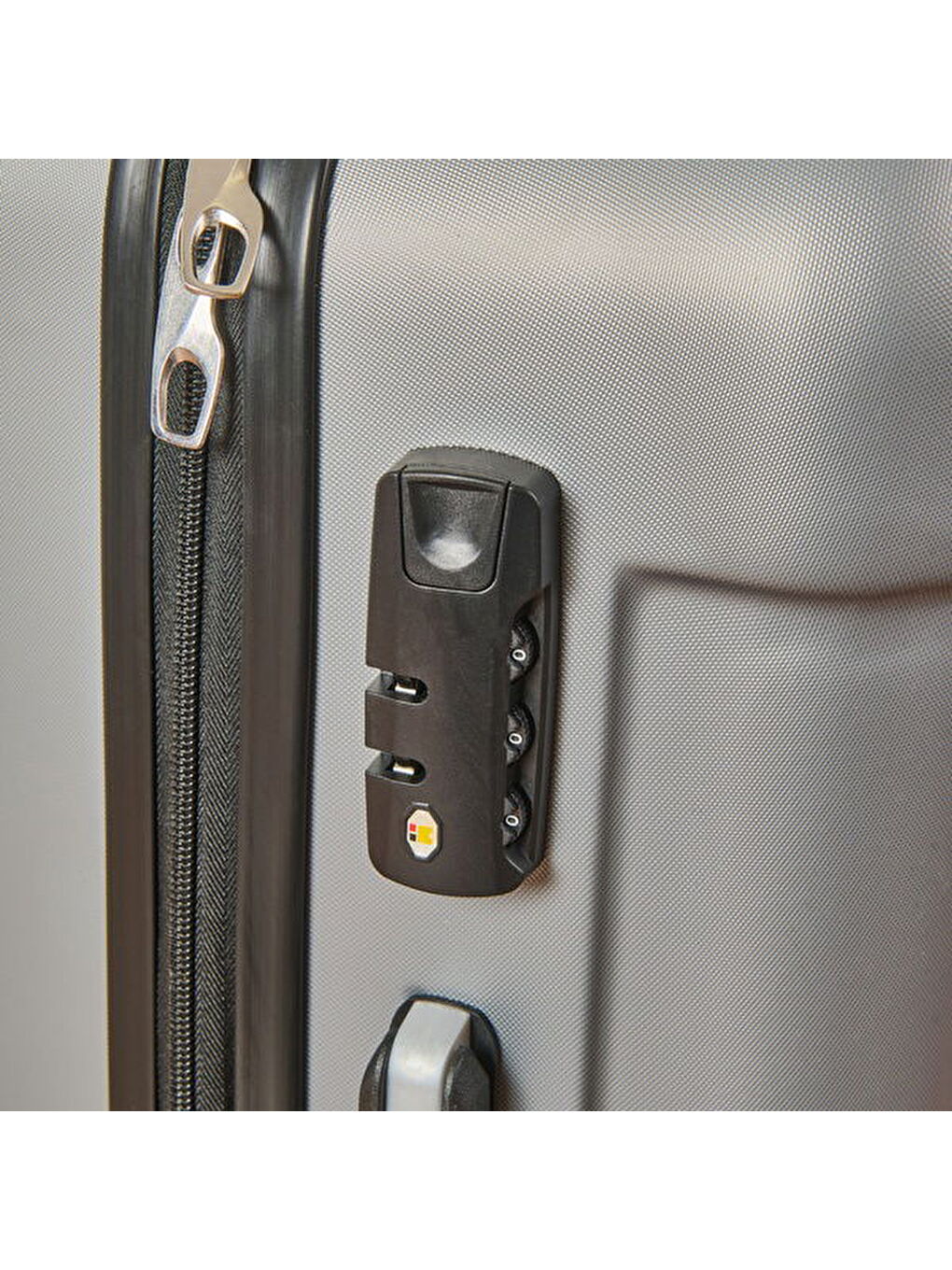 Gri Canal Air Orta Boy ABS Valiz - Gümüş - 66x45x26 cm-5