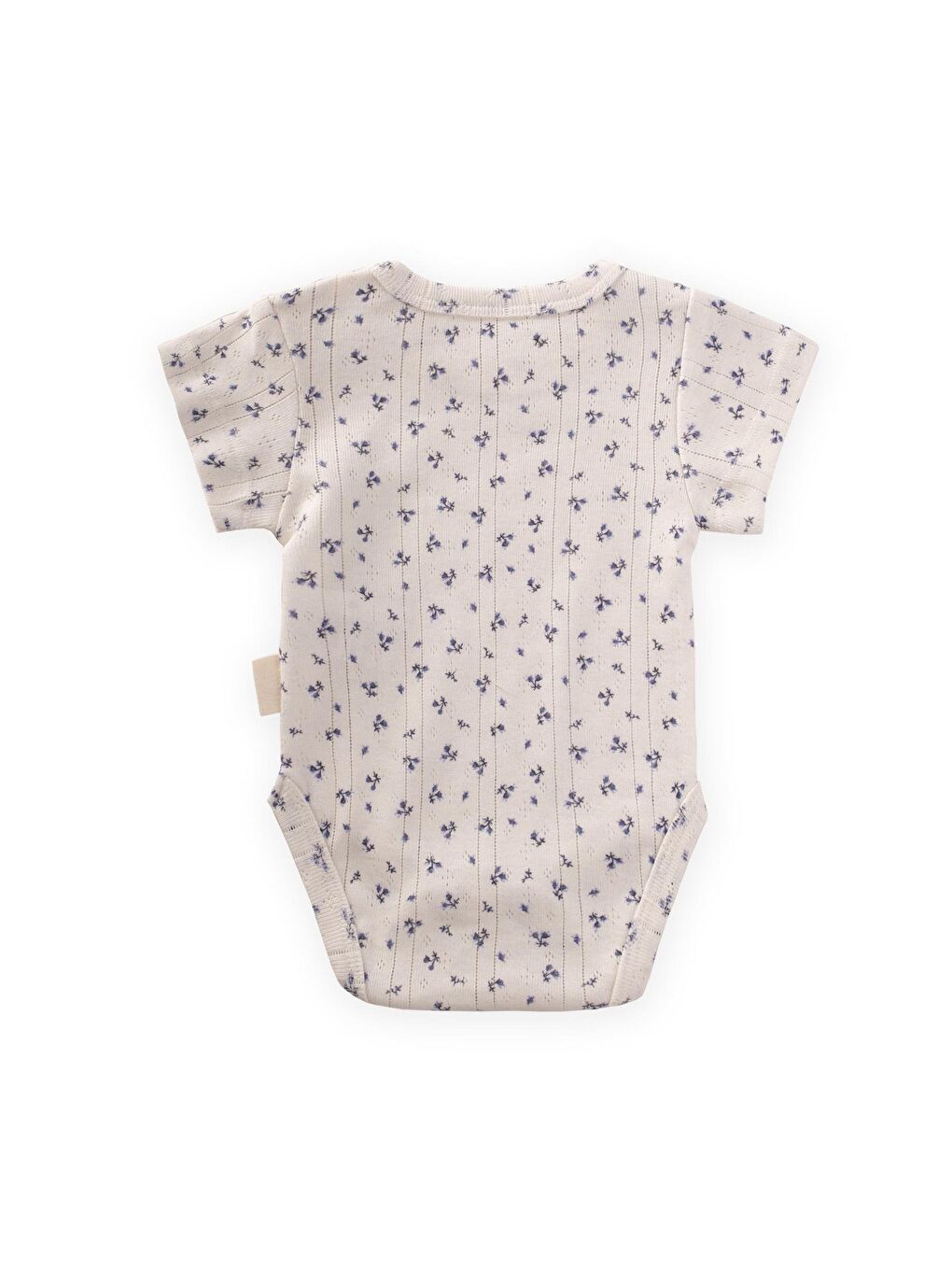 Zıbın 0-3 Yaş Mavi Çiçek Desen-1