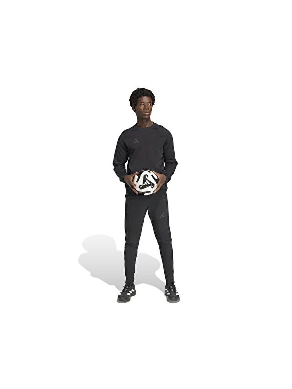 Tt Crew Erkek Futbol Sweatshirts Jm5540 Siyah-4
