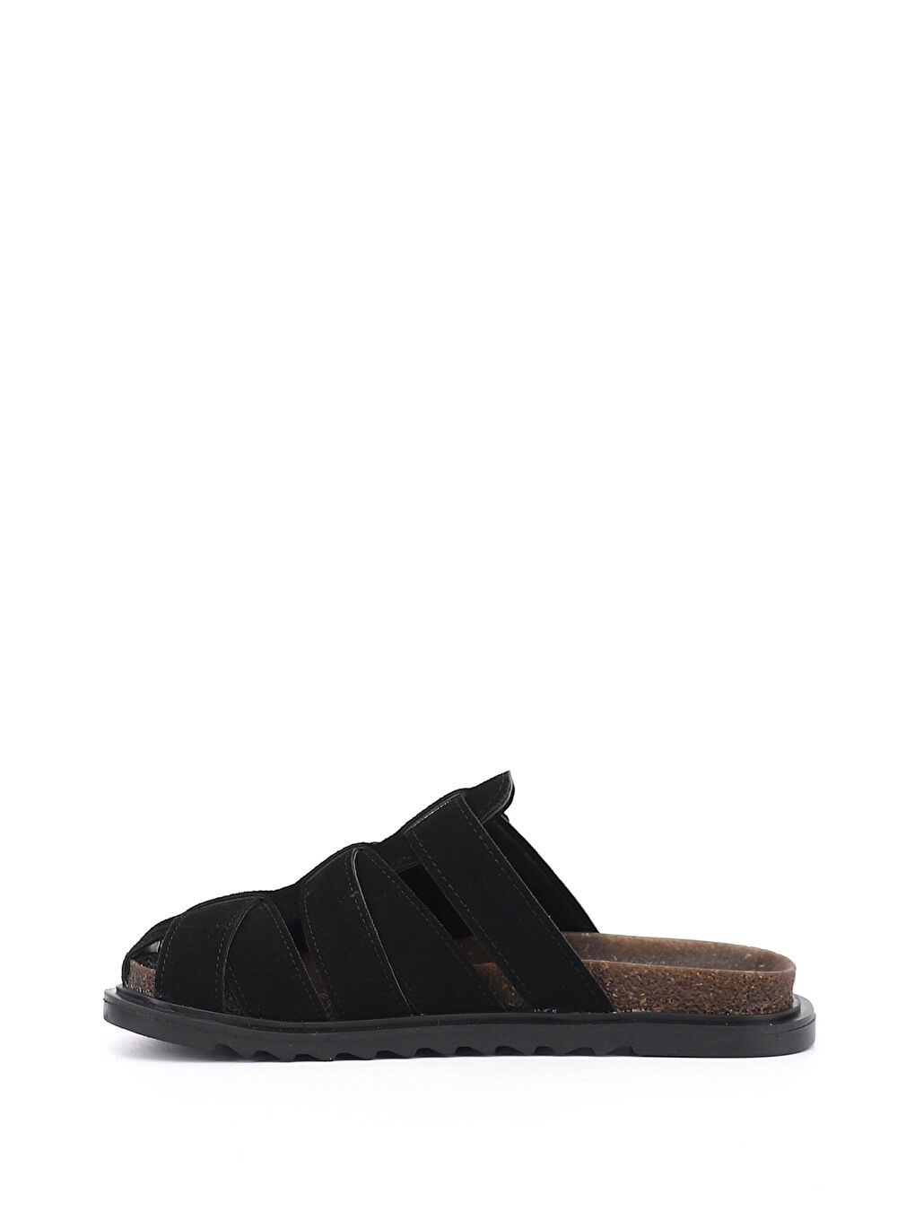 Siyah Kadın SİYAH MELANJ Tokalı Günlük Terlik-3