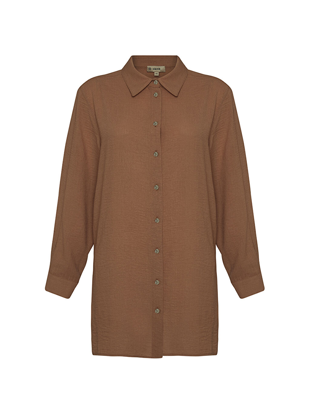 Kahverengi Basic Bluz