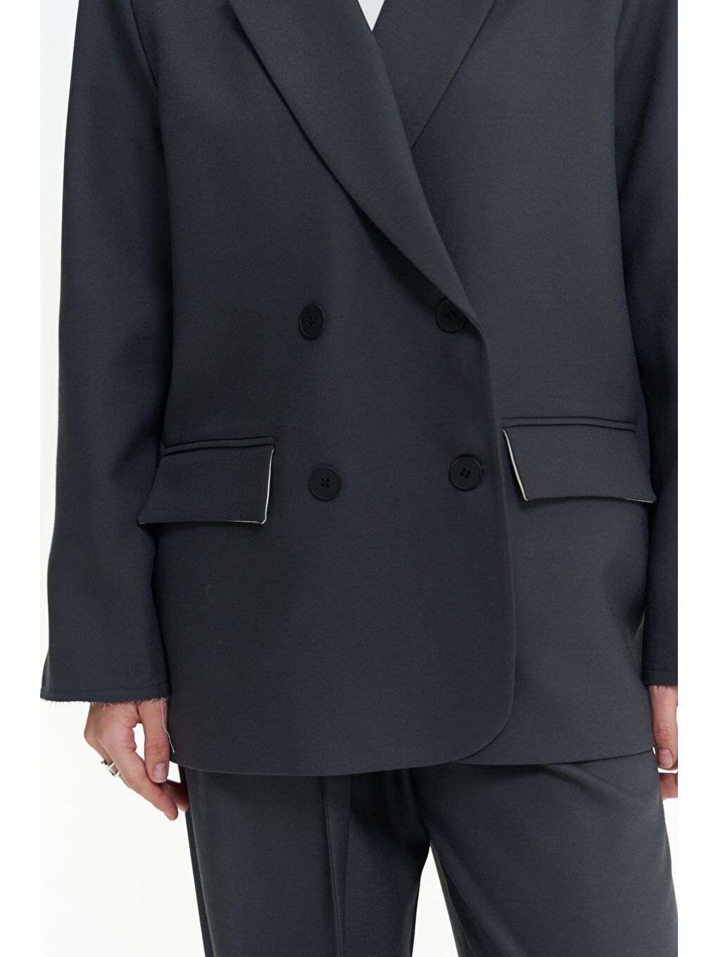 Letizia Antrasit Blazer-5