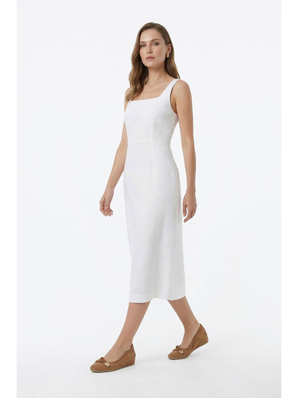 Kahverengi Kadın KAHVERENGİ-TABA Tokalı Feta Dolgulu Ayakkabı-2