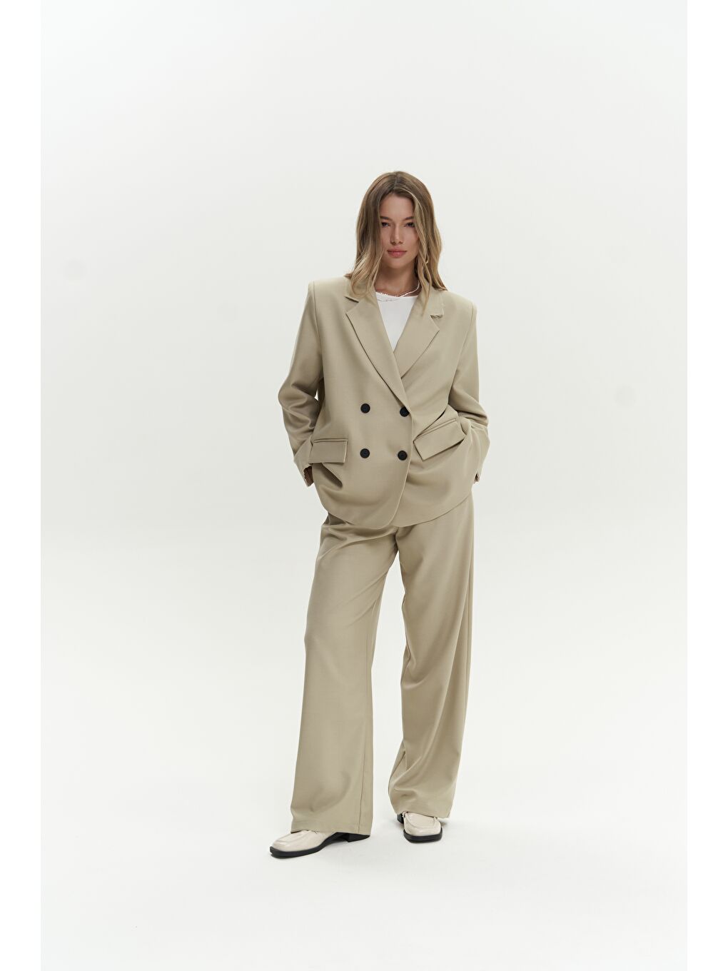 Yeşil Letizia Olive Green Blazer