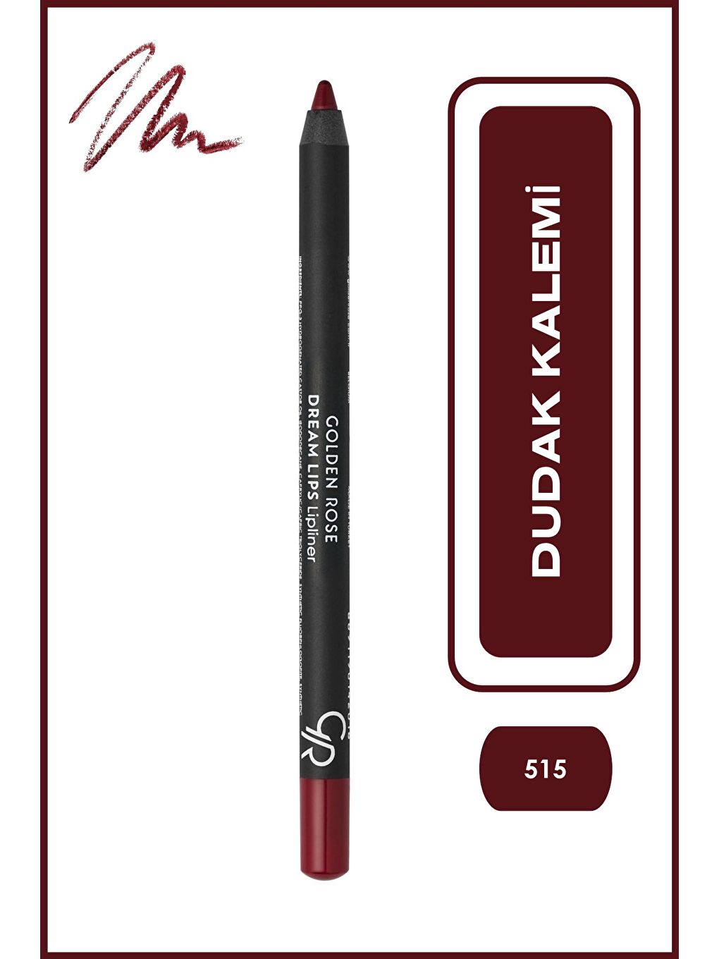 Dream Lips Lipliner No: 515 Bordeux - Dudak Kalemi