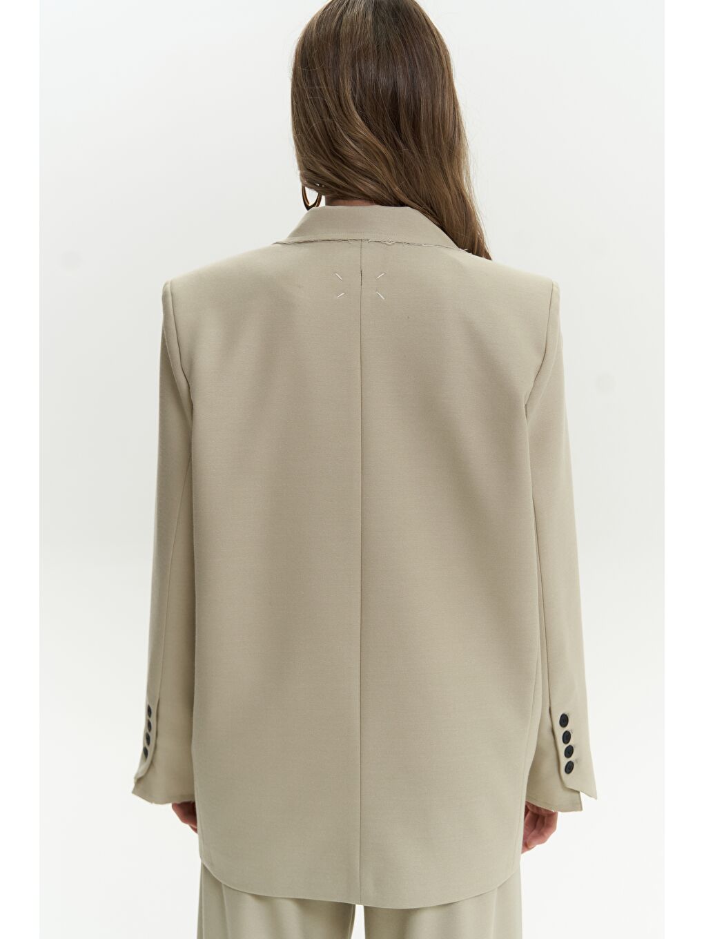 Yeşil Letizia Olive Green Blazer-3