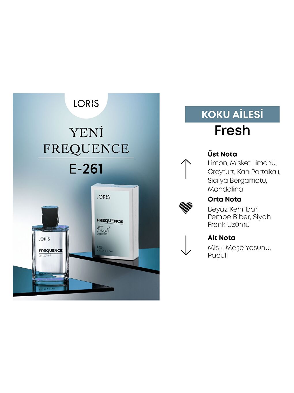 E-261 Frequence Erkek Parfüm EDP 50 ML-1