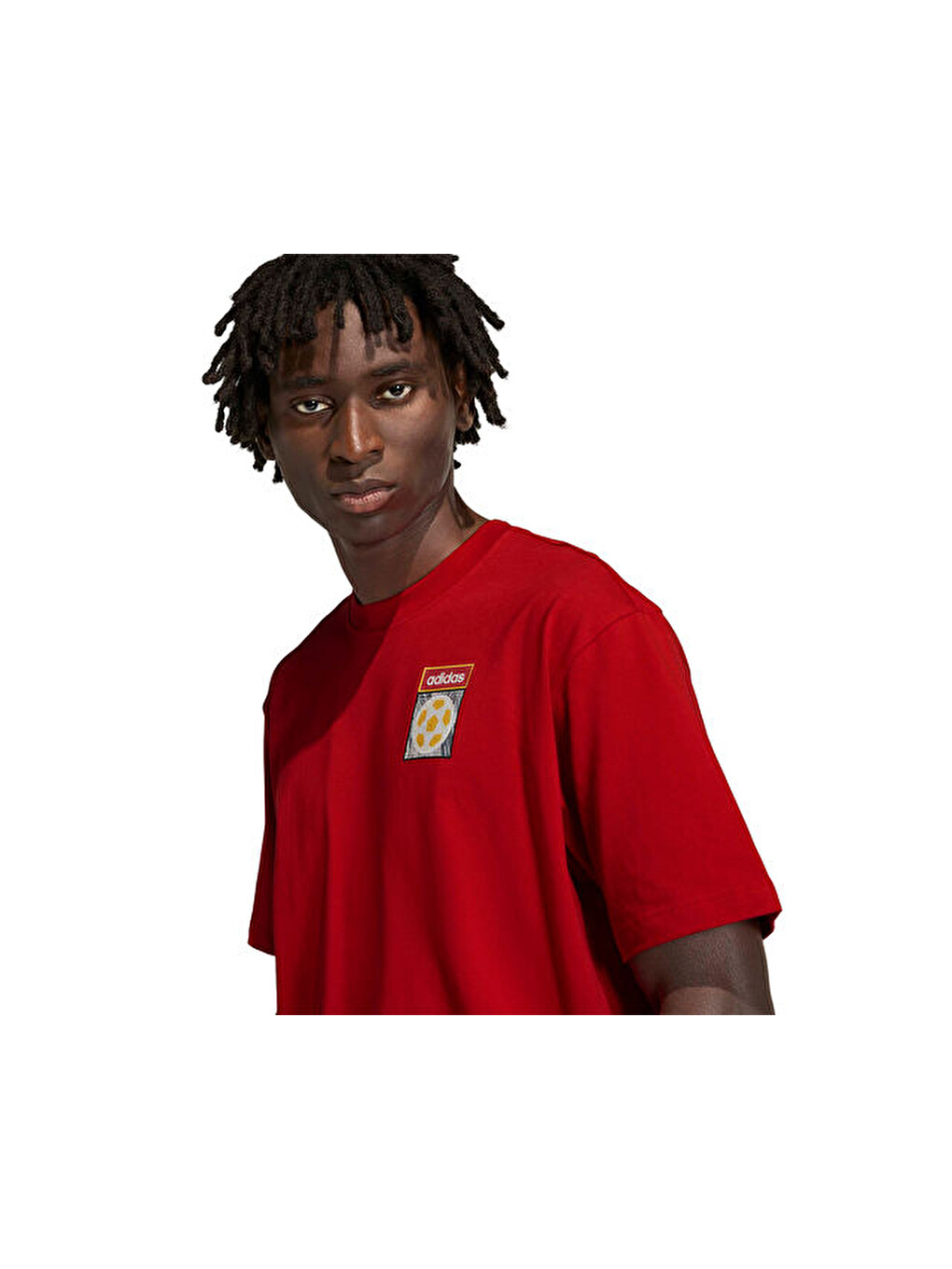 Flag Gfx Ss T Erkek Günlük Tişört Kc7914 Kırmızı-1