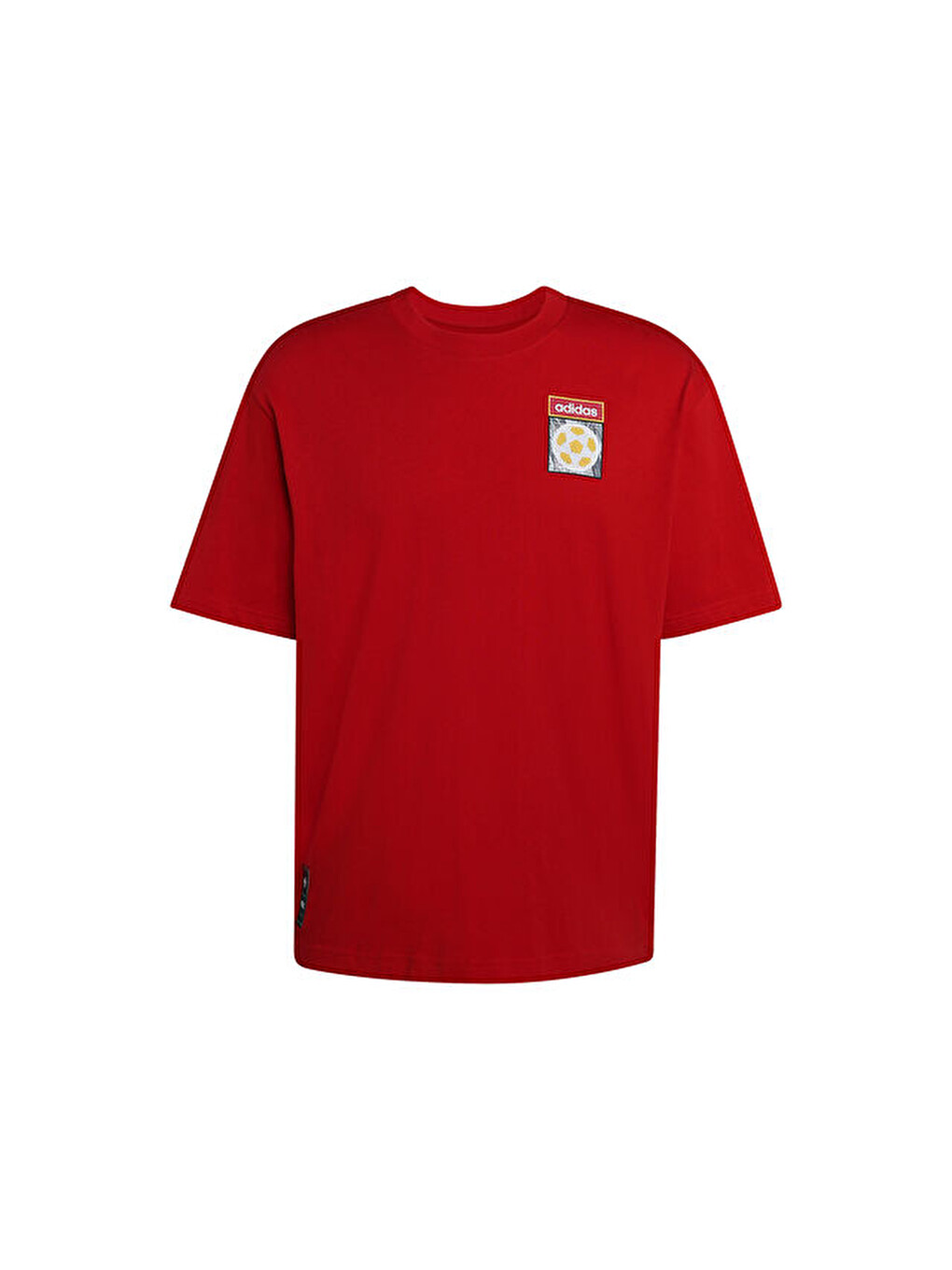 Flag Gfx Ss T Erkek Günlük Tişört Kc7914 Kırmızı-3