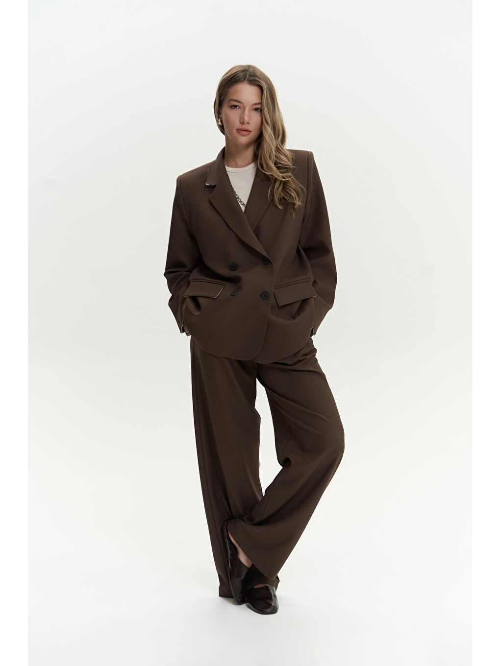 Kahverengi Letizia Kahve Blazer