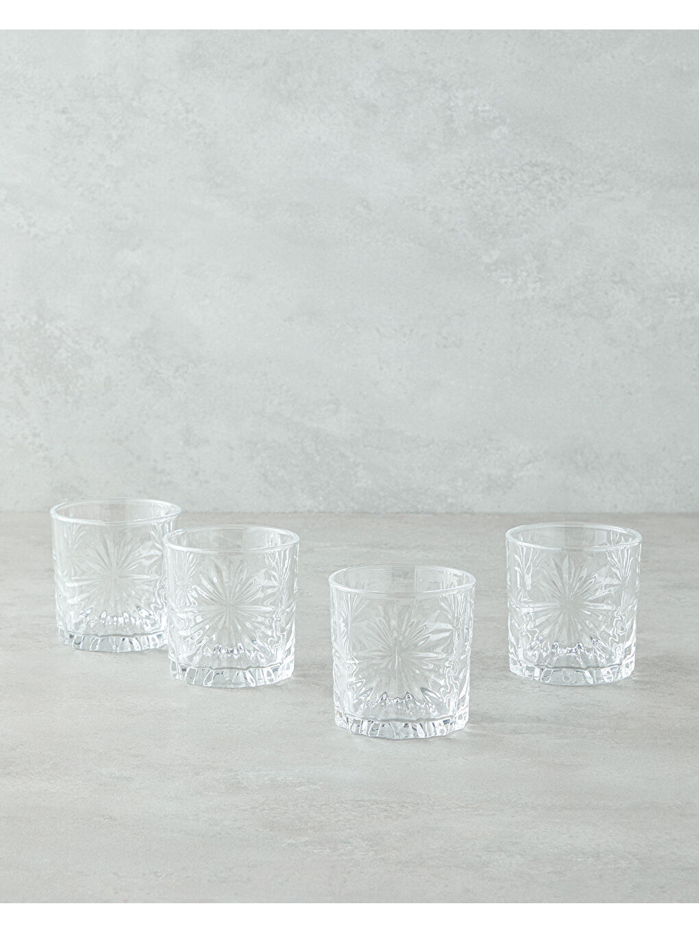 Renksiz Cosmic Cam 4'lü Bardak 300 ml Şeffaf