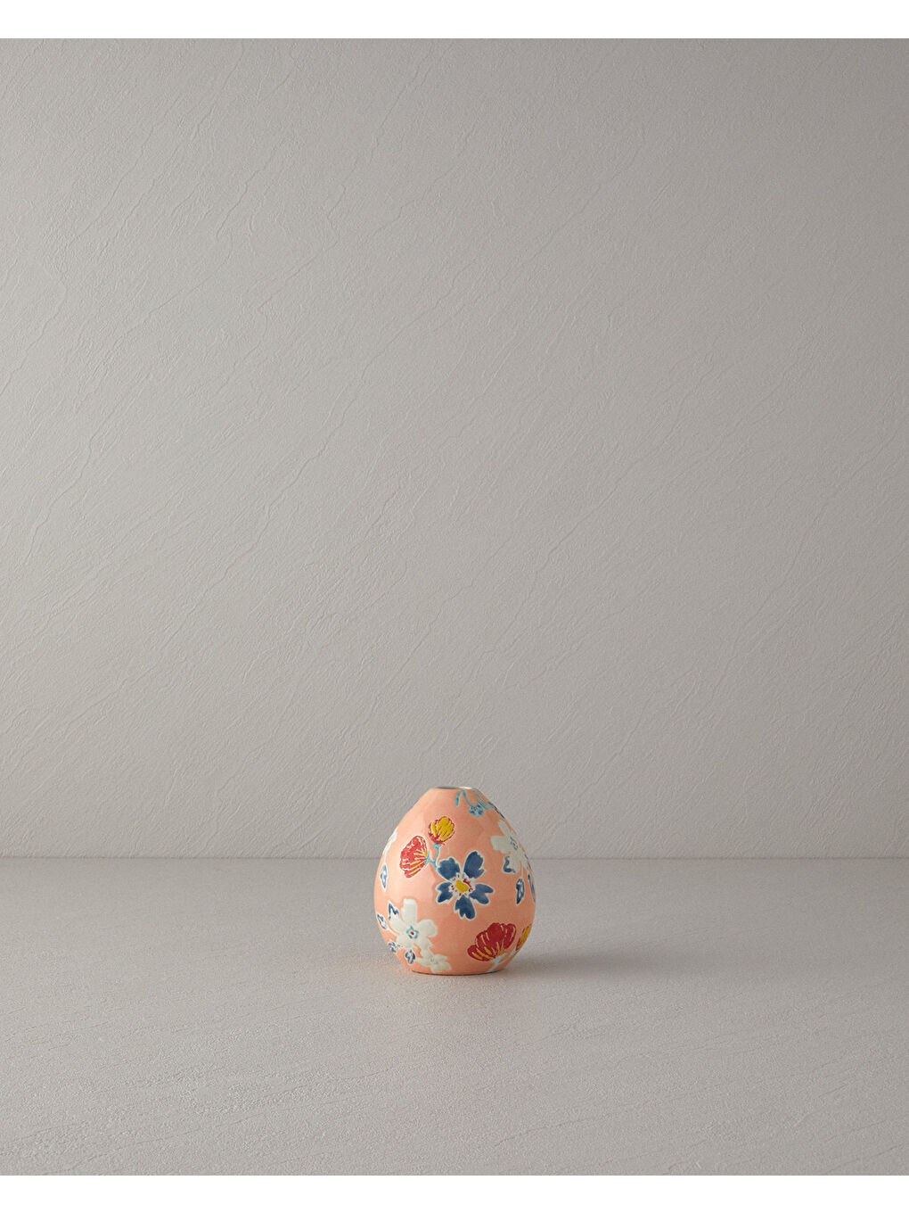 Pembe Flowers Stoneware Vazo Pudra