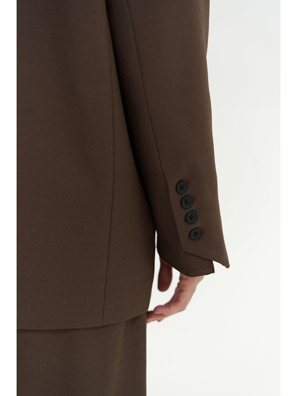 Kahverengi Letizia Kahve Blazer-7