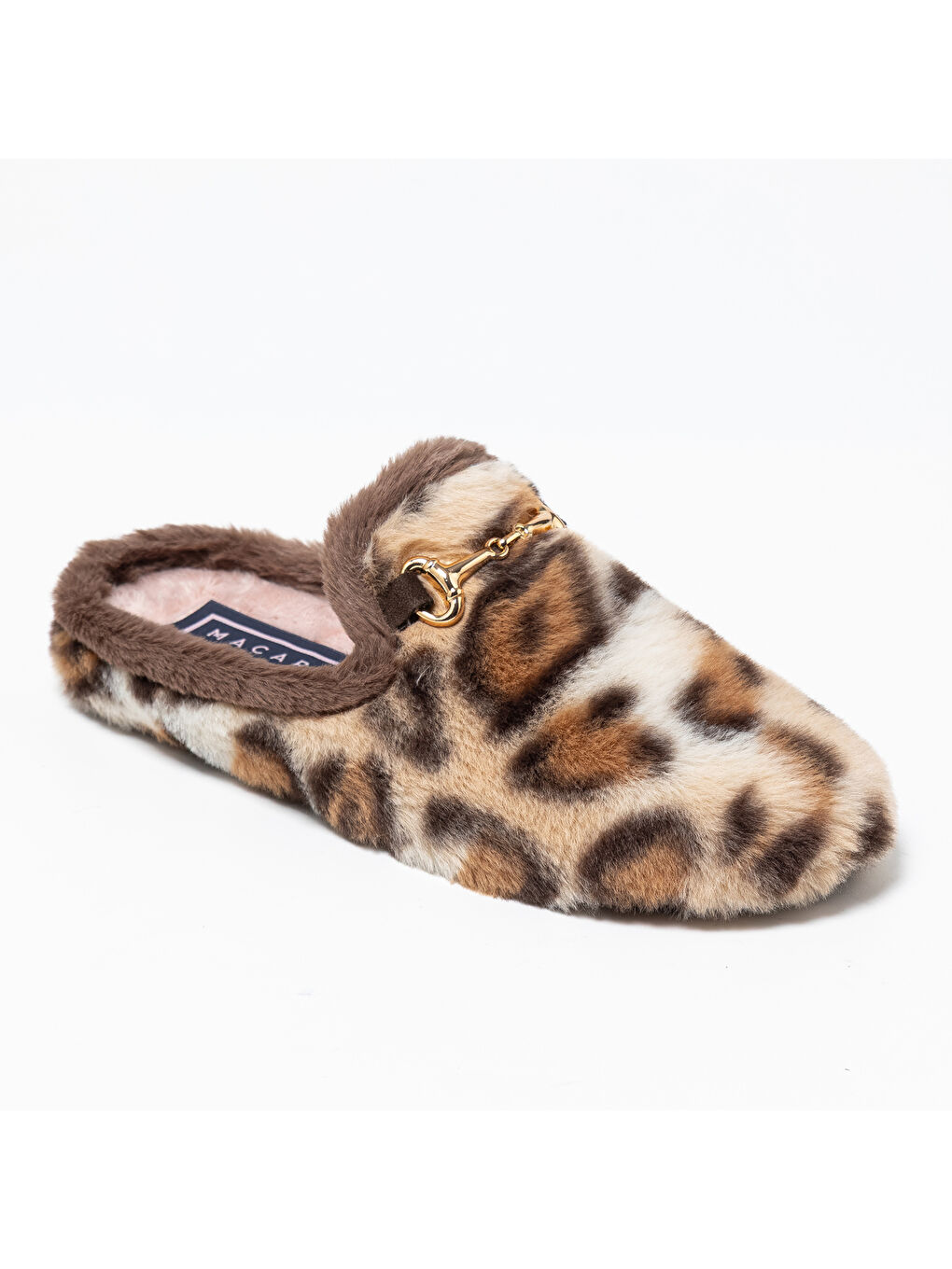 Karışık Kadın Ev Terliği ANAI146-MK LEOPARDO Camel-1